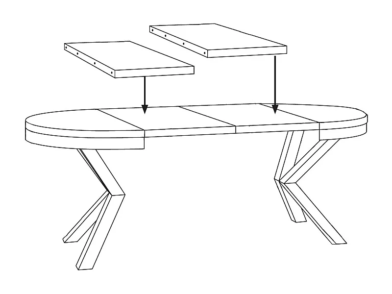 ESSTISCH Narvic 100 Icy Weiß / Weiß 100/176 / 100 / 76cm