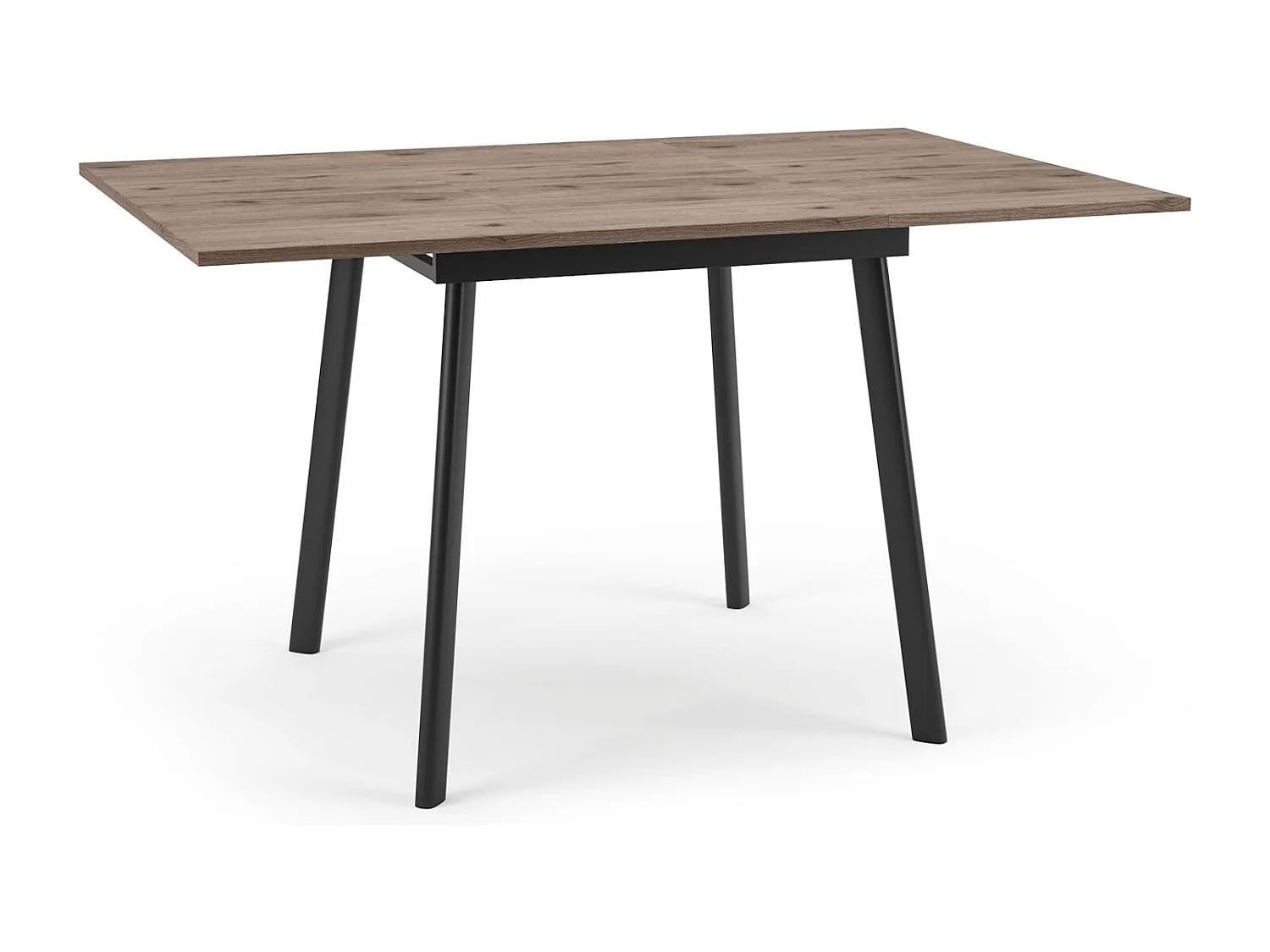 ESSTISCH Ibsen Bellato Grau / Graphit 100/140 / 100 / 76 cm