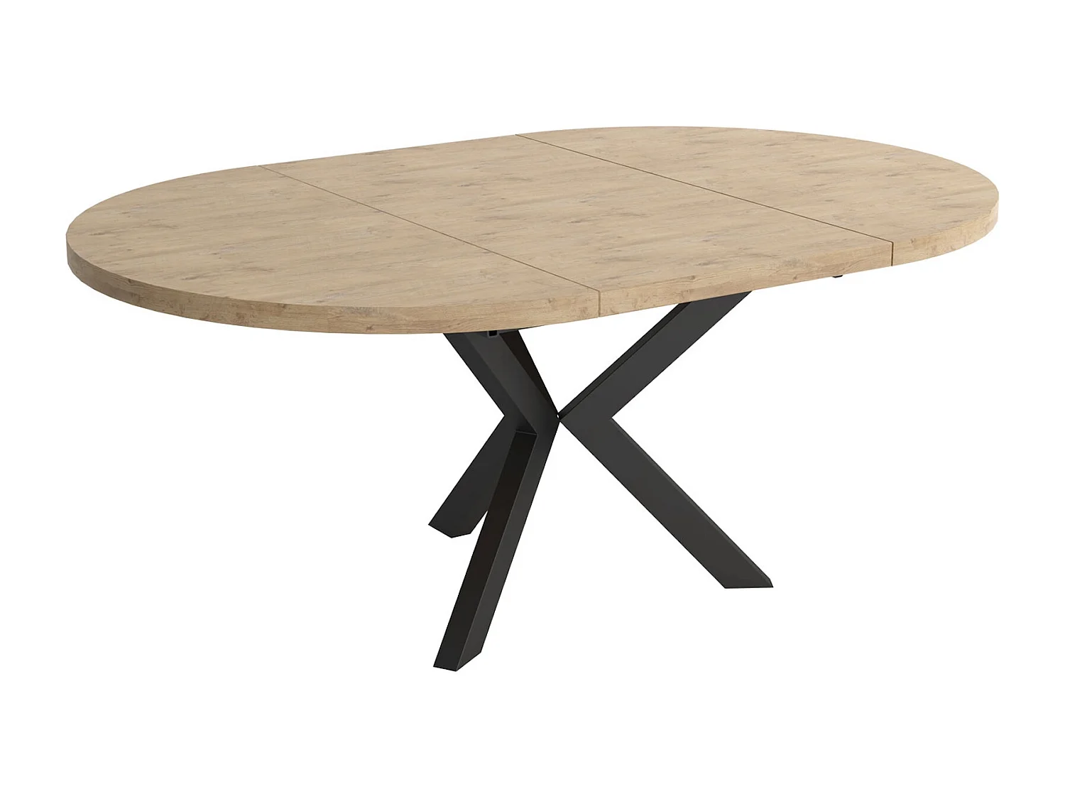 ESSTISCH Agnes Bellato grau / Schwarz 100/138 / 100/ 76cm