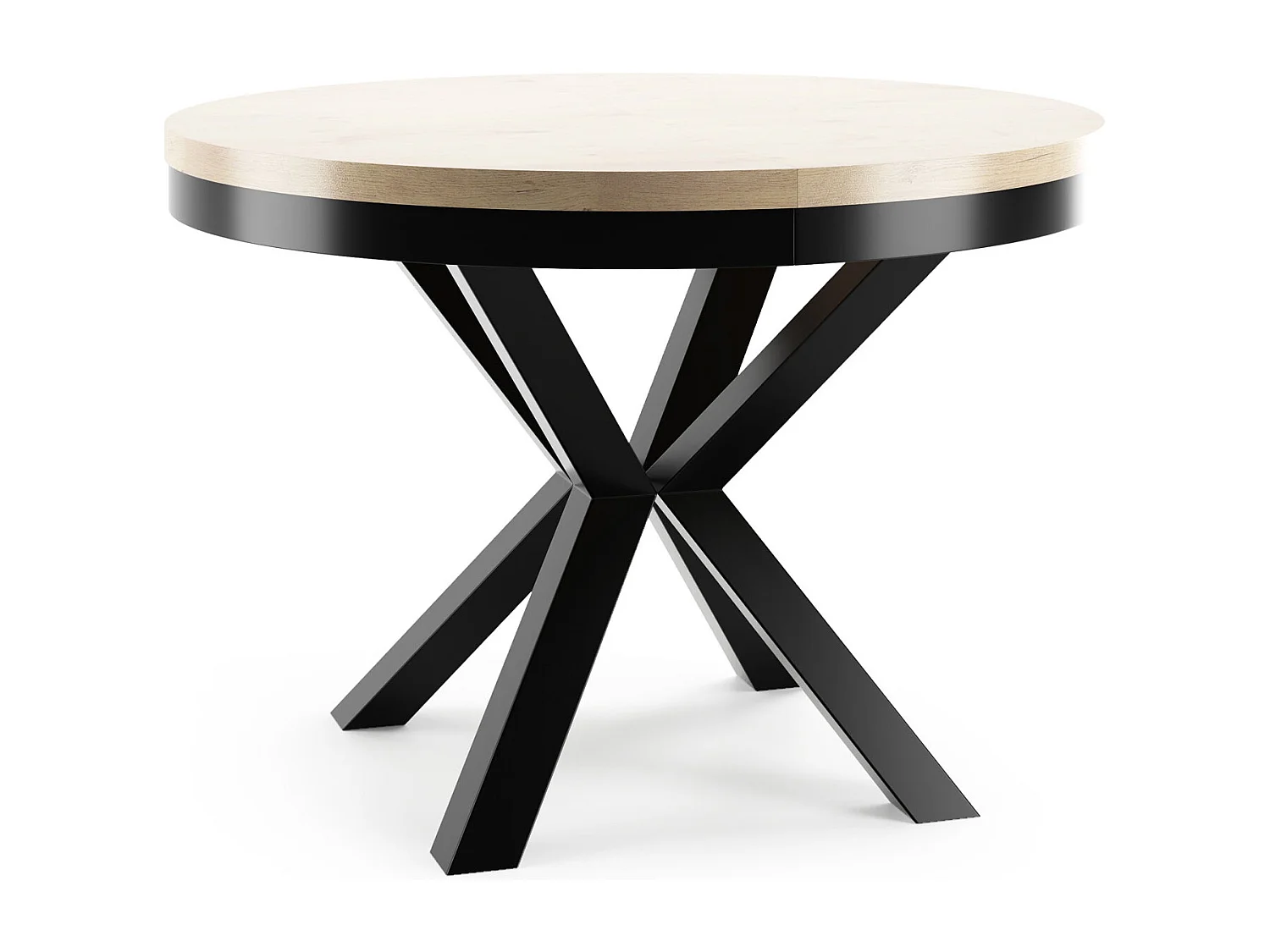 ESSTISCH Narvic 100 Sonoma Eiche / Graphit 100/176 / 100 / 76cm