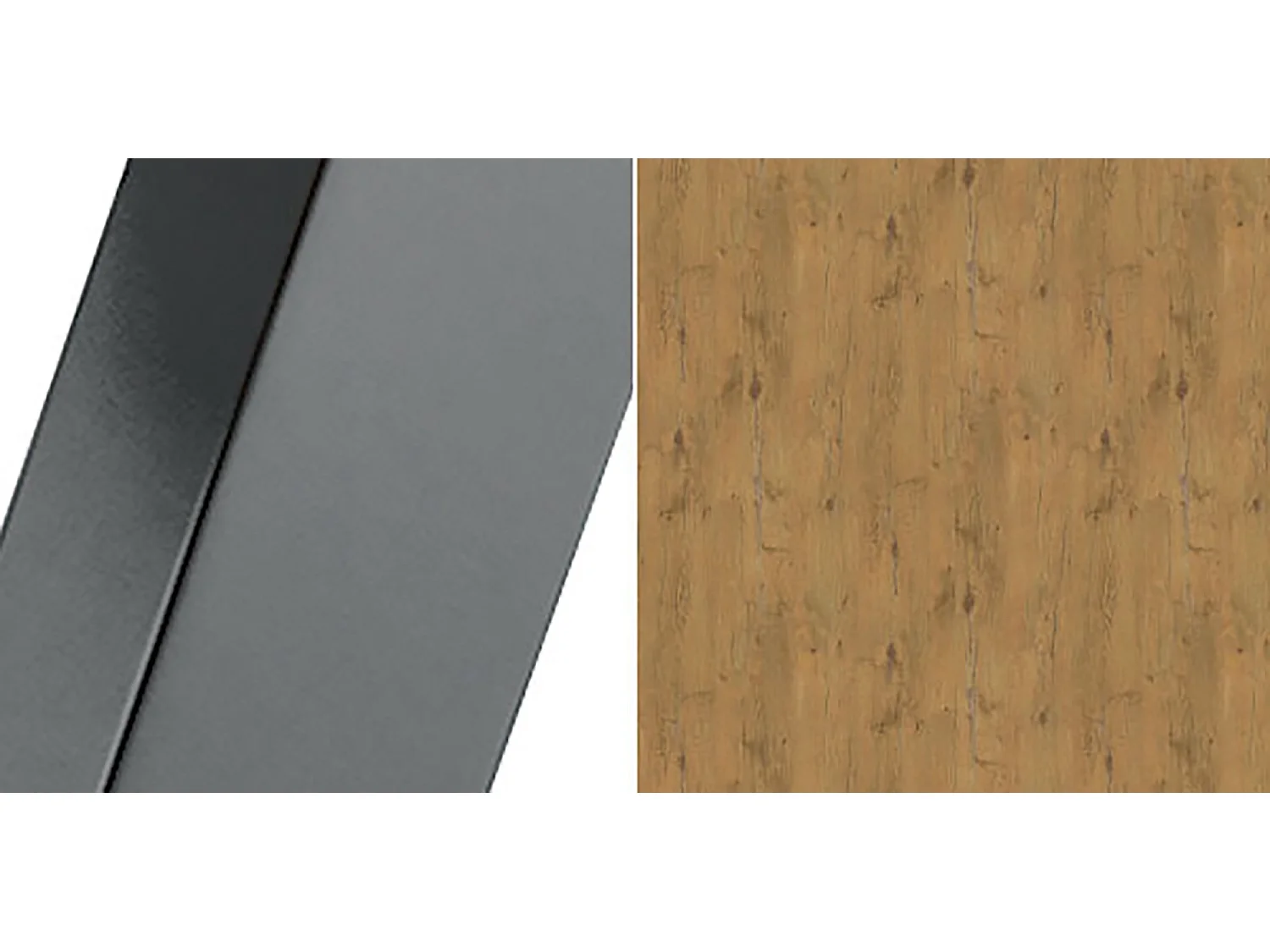 ESSTISCH Ibsen Eiche Lancelot / Graphit 100/140 / 100 / 76 cm