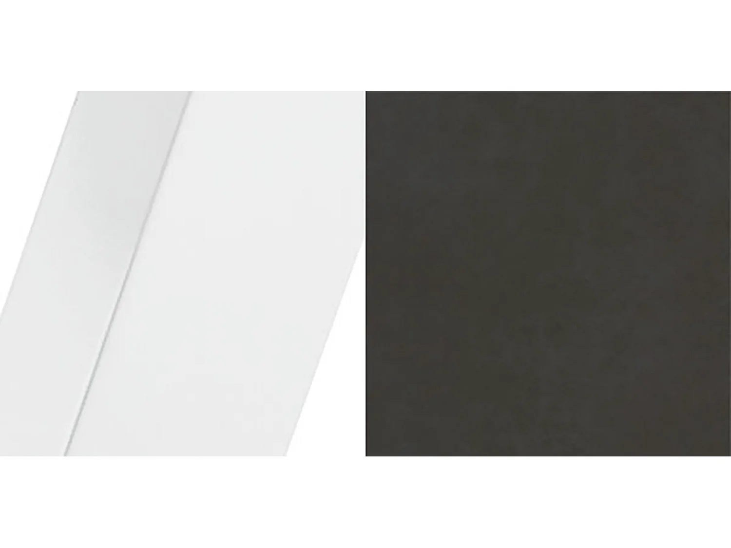 ESSTISCH Narvic 100 Smooth Concrete Brown / Weiß 100/176 / 100 / 76cm