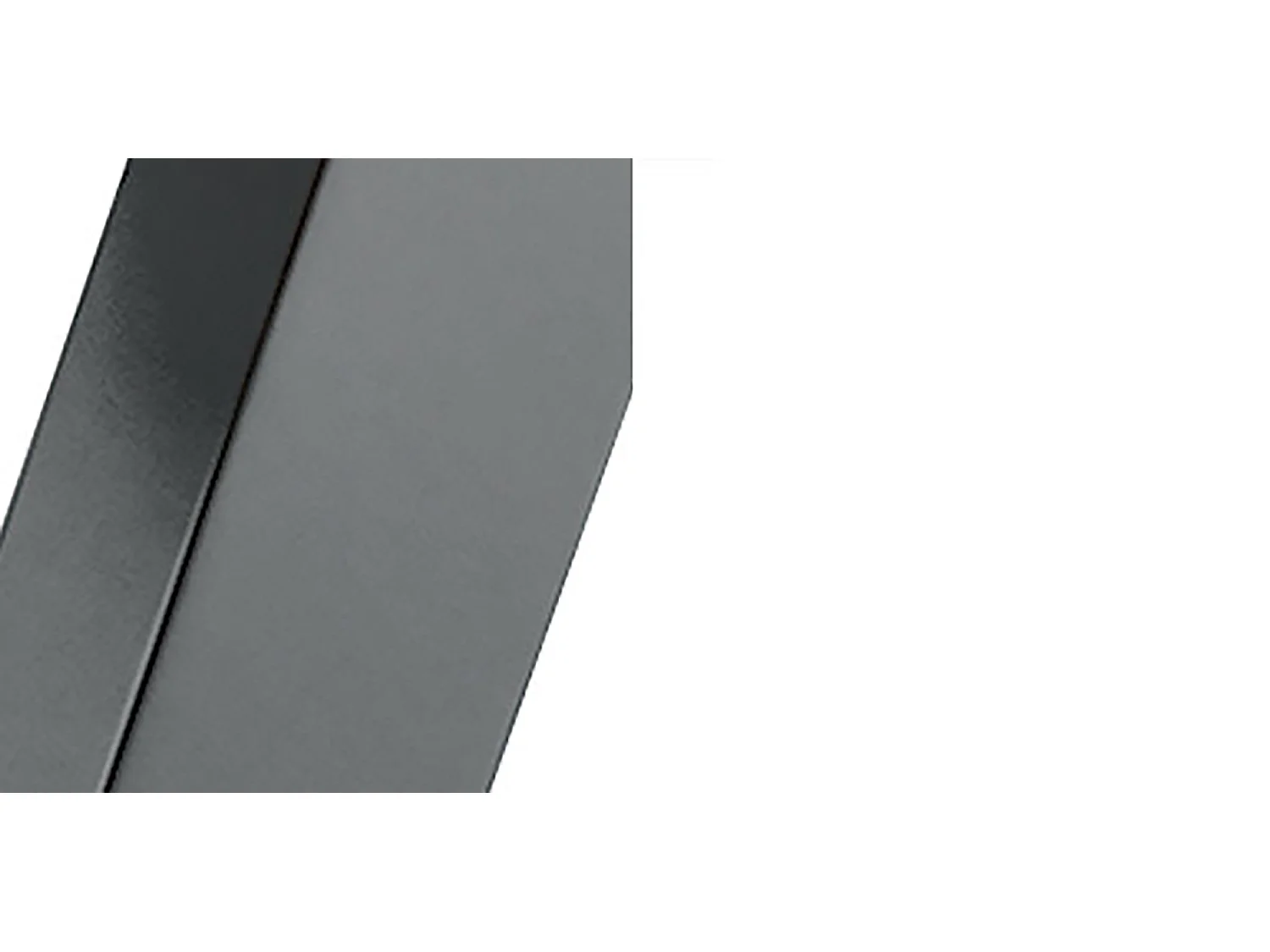 ESSTISCH Narvic 120 Icy Weiß / Graphit 120/196 / 120 / 76cm