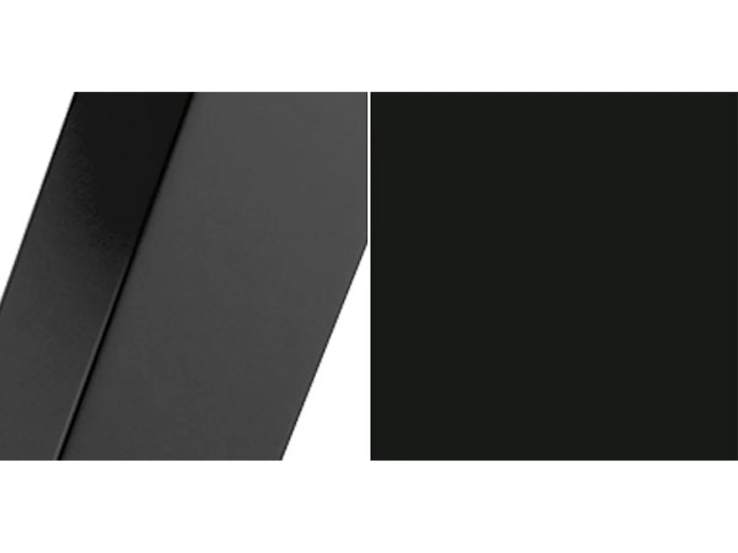 ESSTISCH Vento Schwarz Molet / Schwarz 160/260 / 90 / 76cm