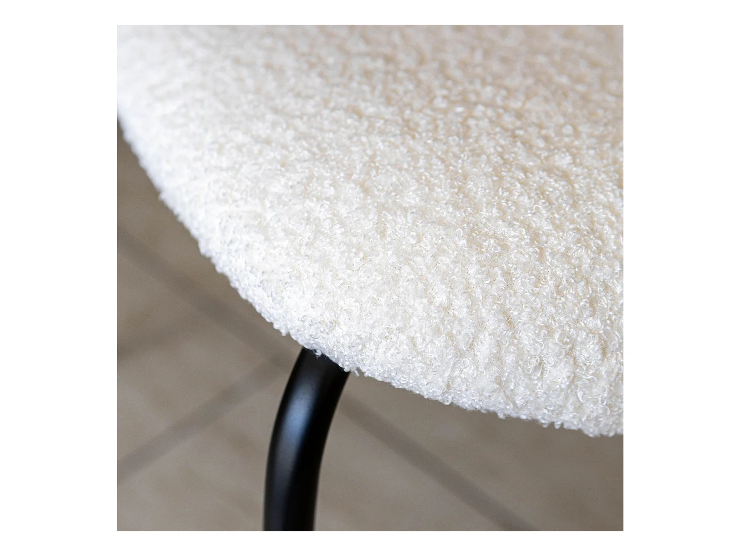 Now's Home - Lot De 2 Chaises En Tissu Ecru Et Dossier En Finition Noyer