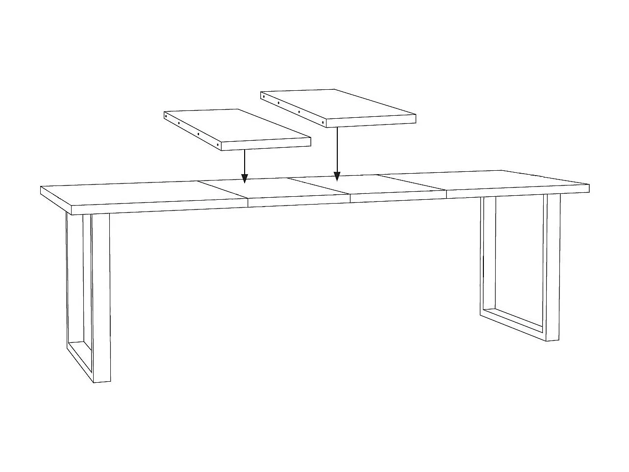 ESSTISCH Pablo Bellato Grau / Graphit 140/240 / 80 / 76cm