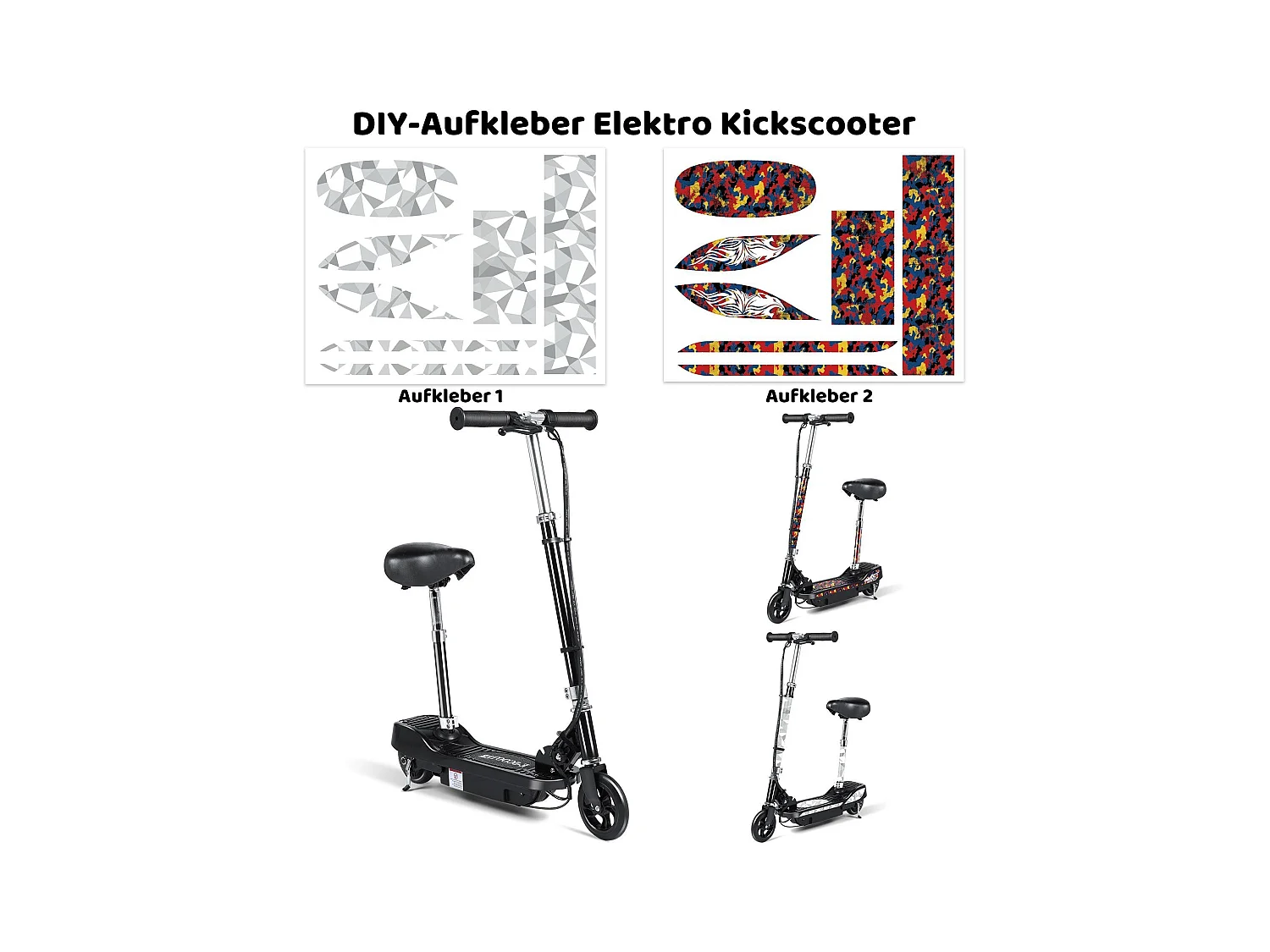 Trottinette Électrique E-Scooter pour Enfants : Réglage de Hauteur en 3 Étapes et Modèle Pliable