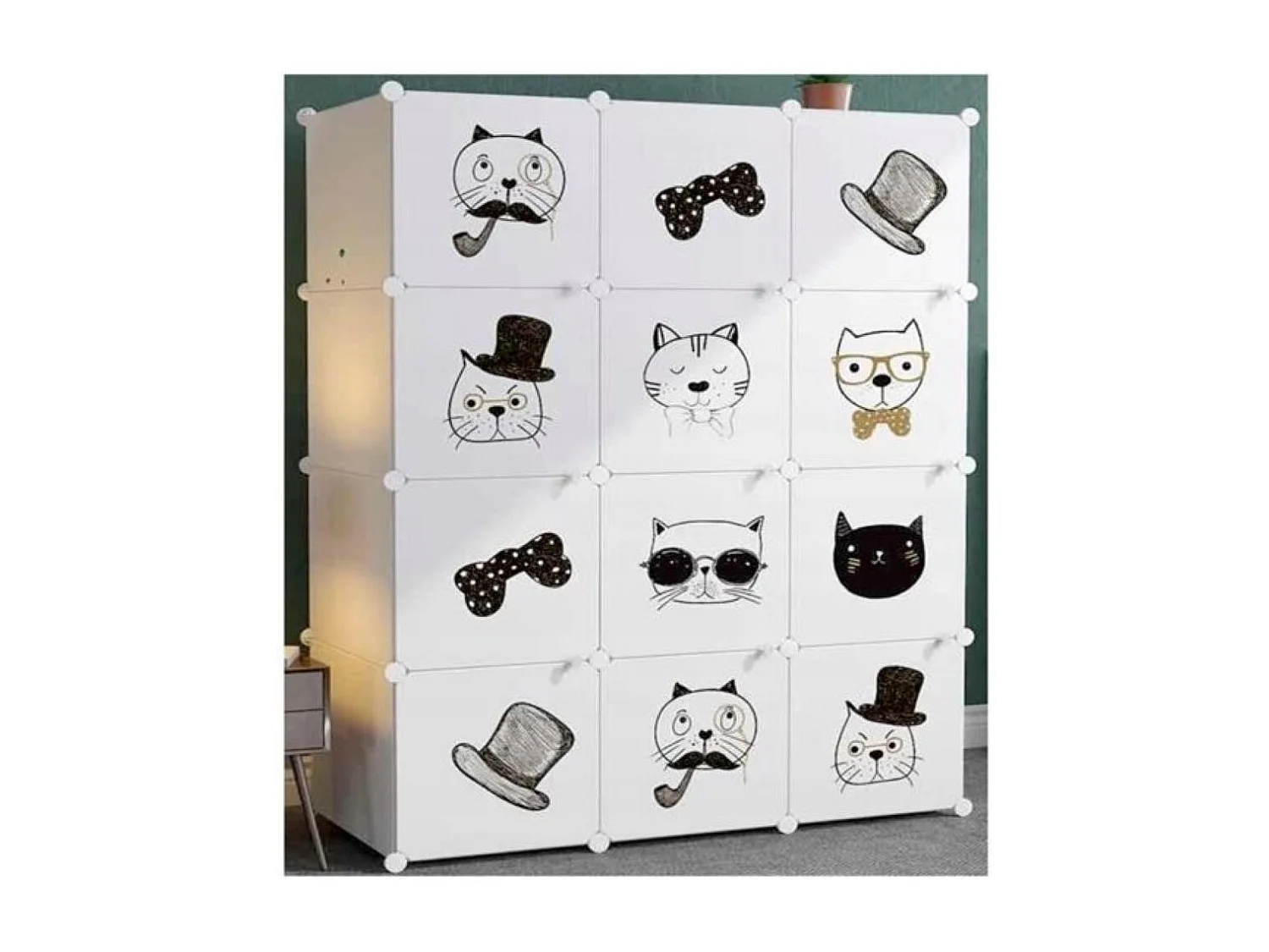 Armário modular grande para roupa de criança brinquedos xxl