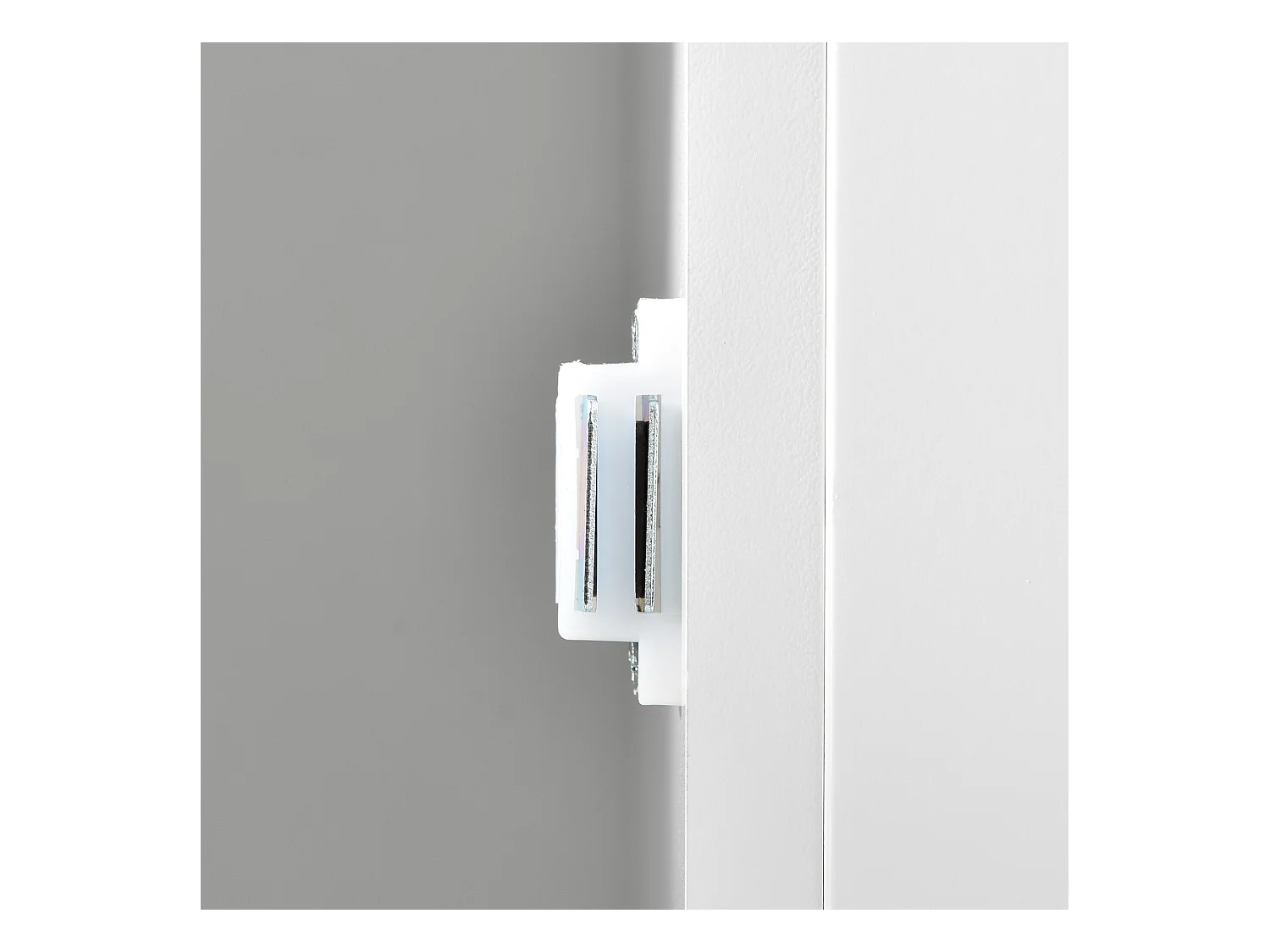 Buffet moderne commode blanc motif floral avec poignées et pieds plaqués d'or laqué, rangement 2 niveaux et 6 compartiments 127L*45P*75H