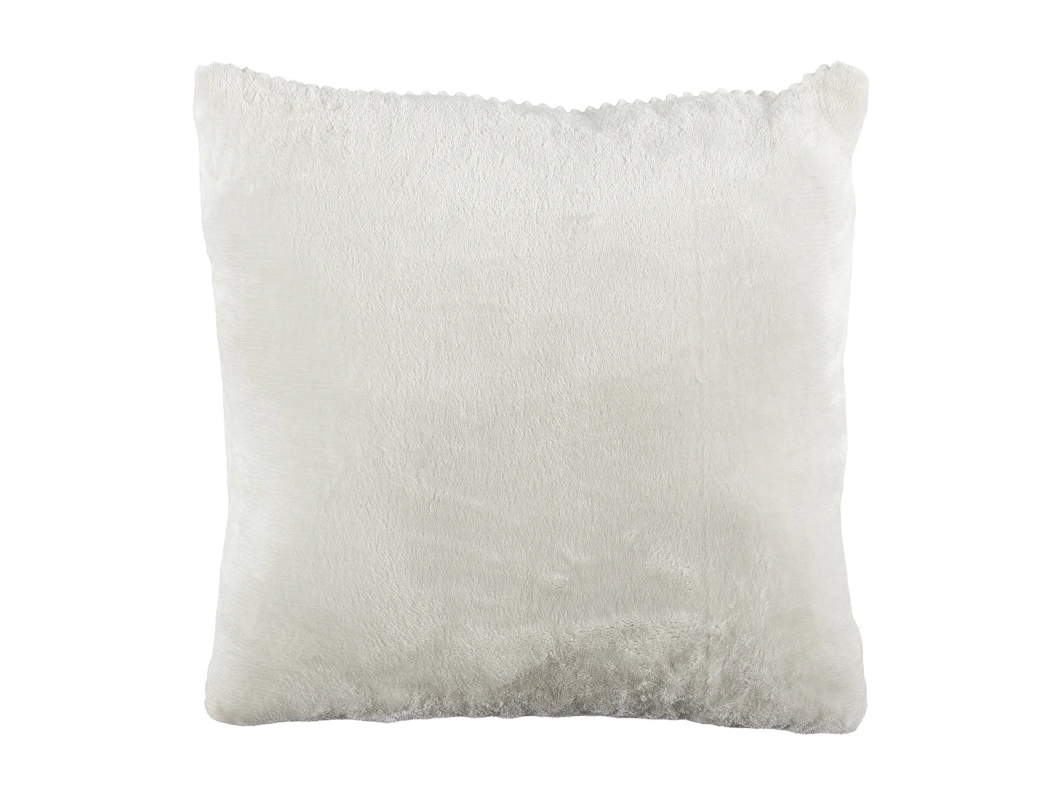 Coussin Grosse Cotes Flanelle 40x40cm Blanc, Gris, Rouge