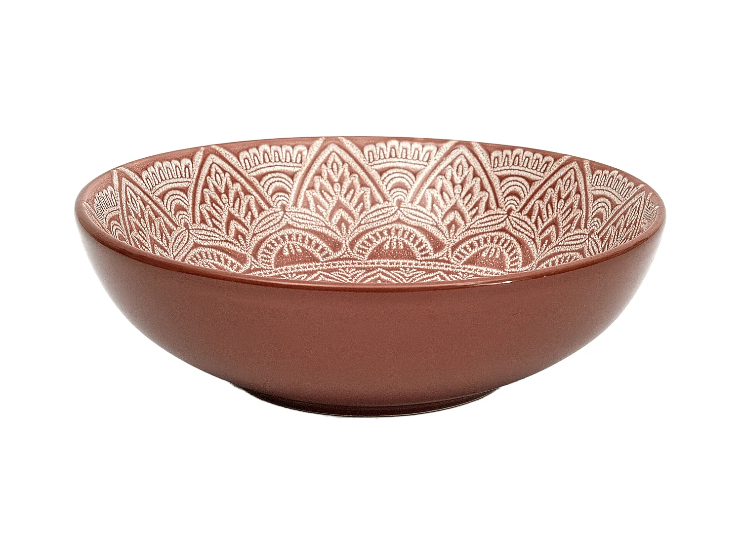 Assiette Creuse Sahara Terracotta 18.5cm Rouge