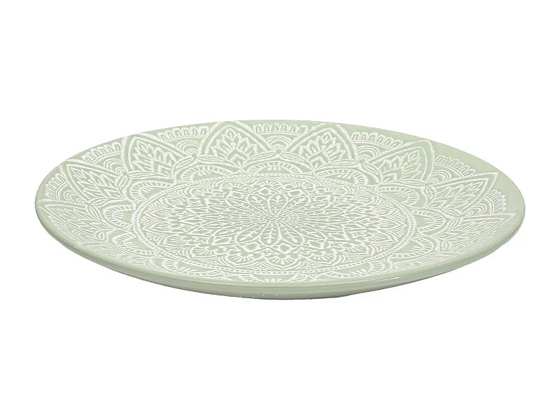 Assiette Sahara Vert D27cm Vert