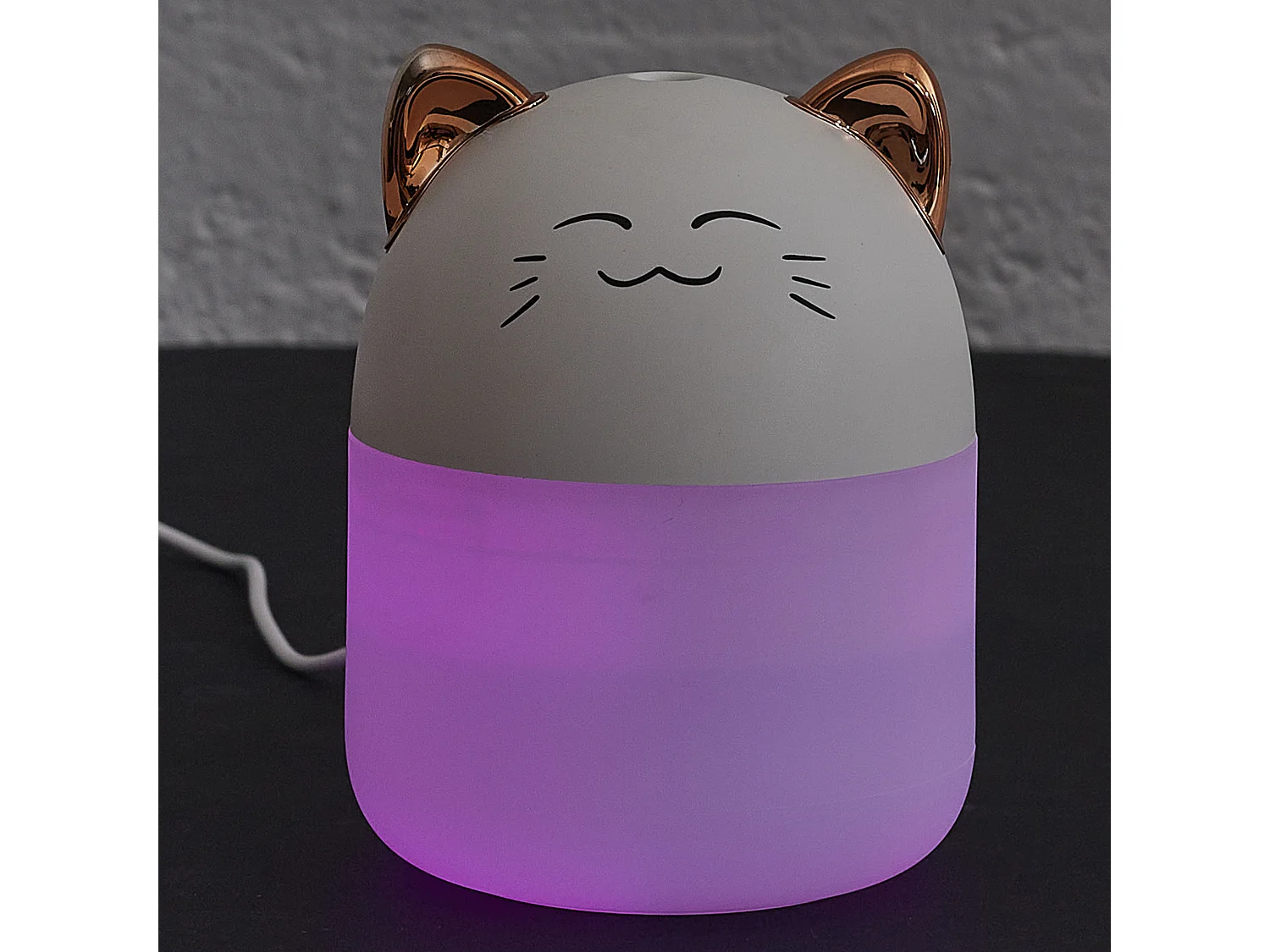 Diffuseur Chat Led Blanc