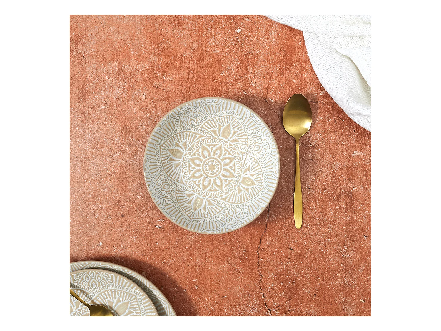 Assiette Creuse Sahara Beige 18.5cm Beige