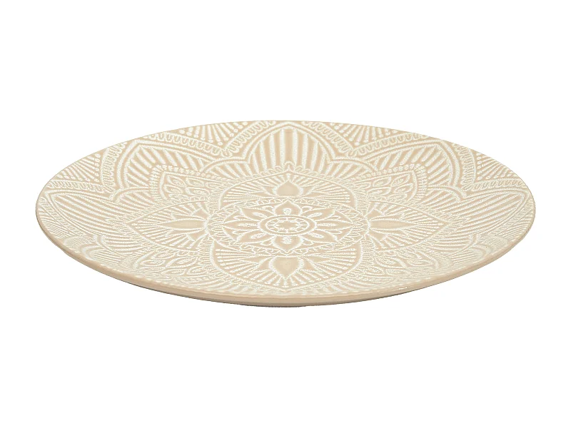 Assiette Sahara Beige D27cm Beige
