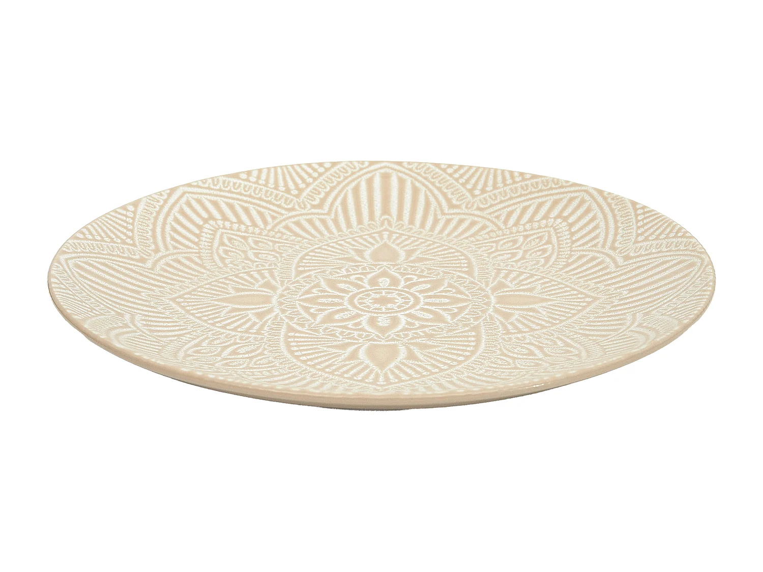 Assiette Sahara Beige D27cm Beige