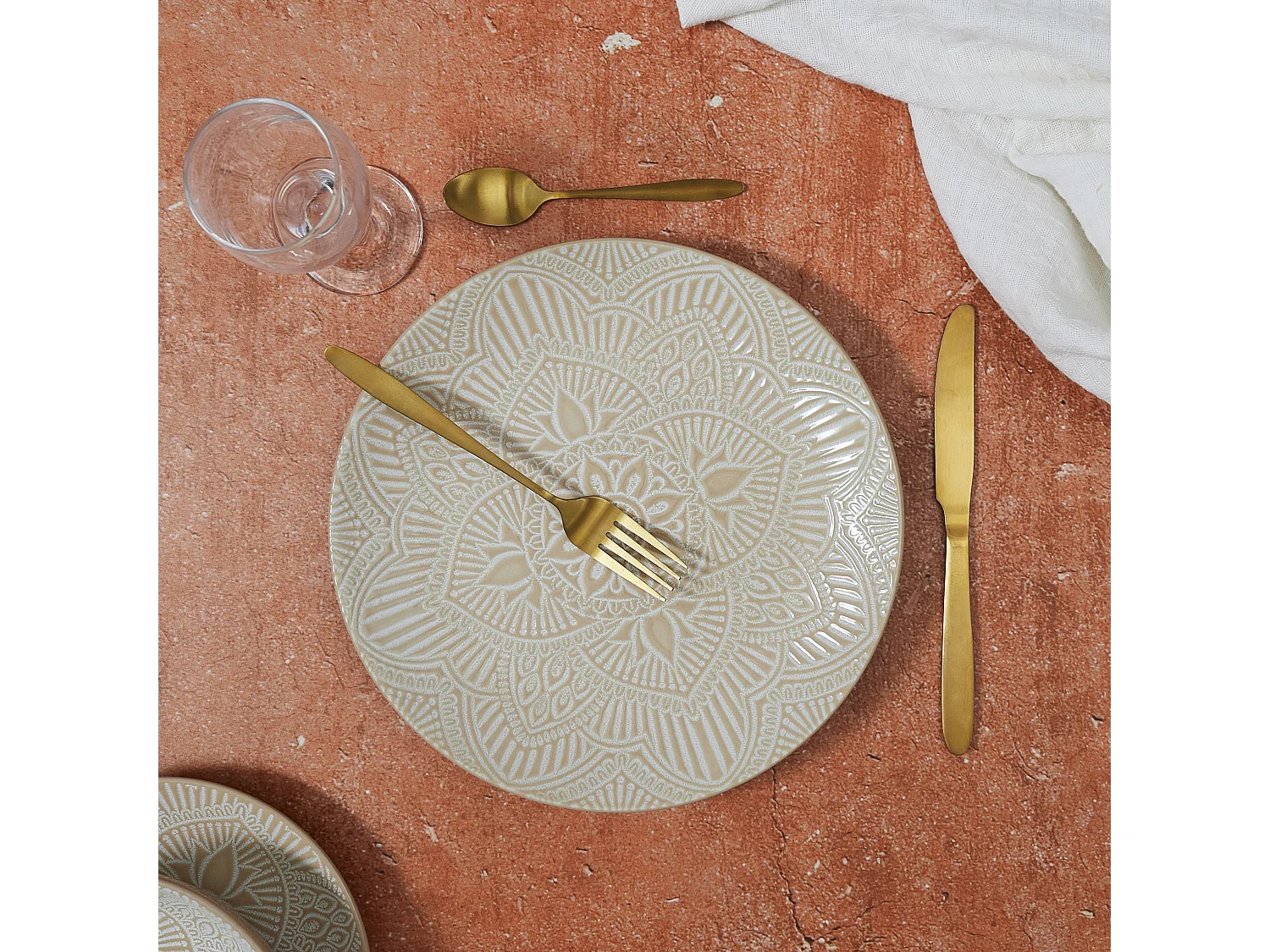 Assiette Sahara Beige D27cm Beige