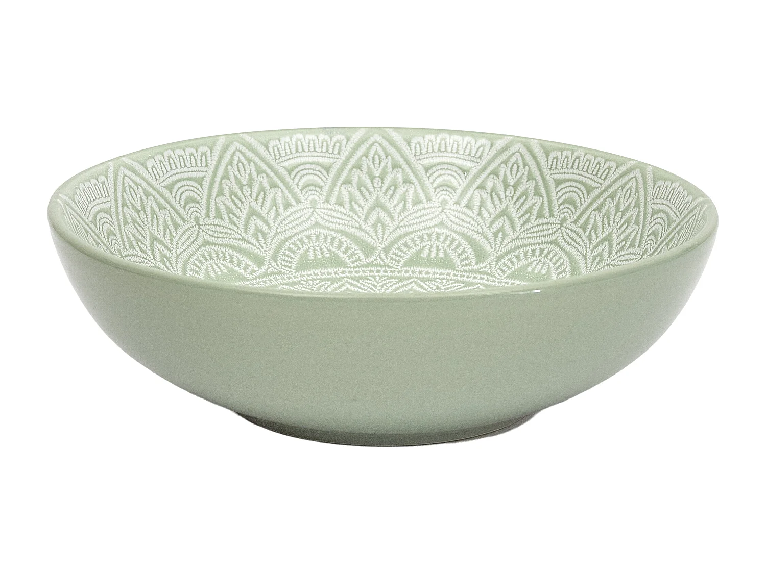 Assiette Creuse Sahara Vert 18.5cm Vert