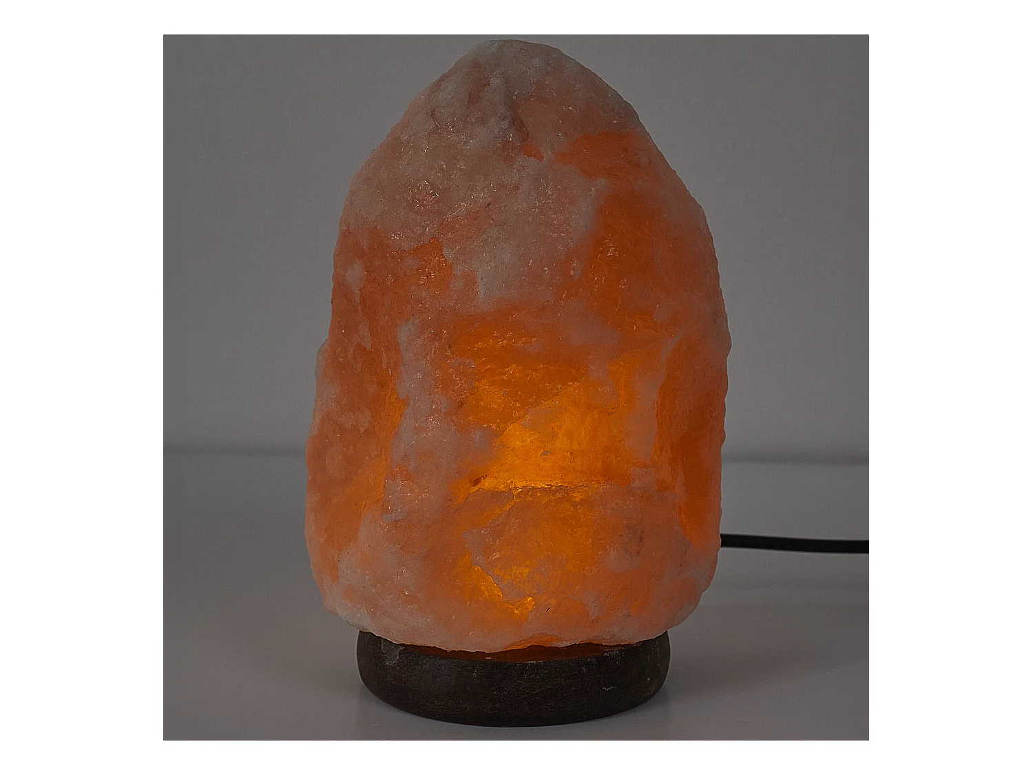 Lampe de Sel à Poser "Pierre" 17cm Rose