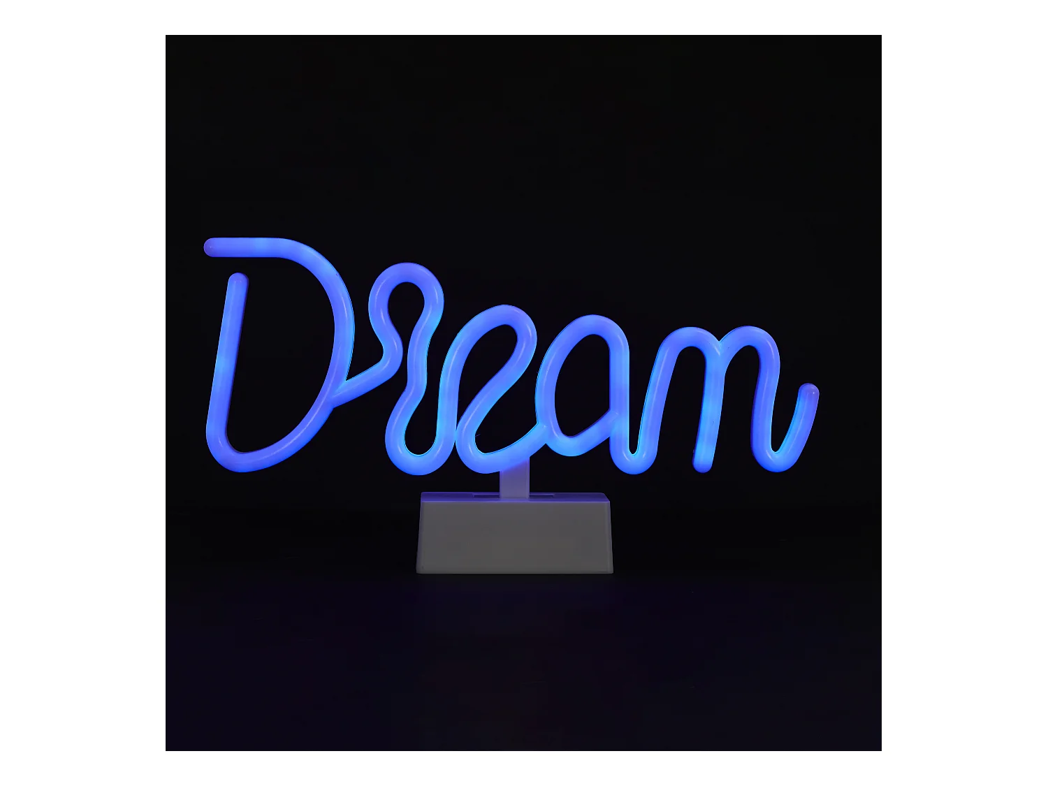 Lampe Led Effet Neon Dream A Piles Bleu