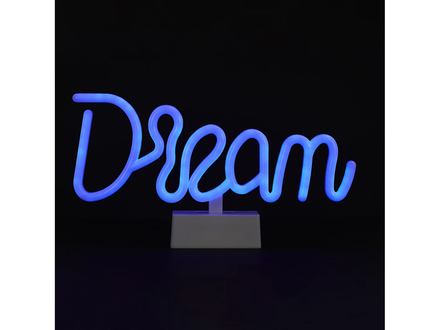 Lampe Led Effet Neon Dream A Piles Bleu