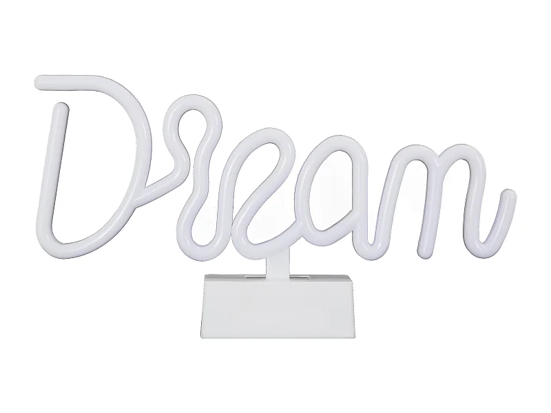 Lampe Led Effet Neon Dream A Piles Bleu