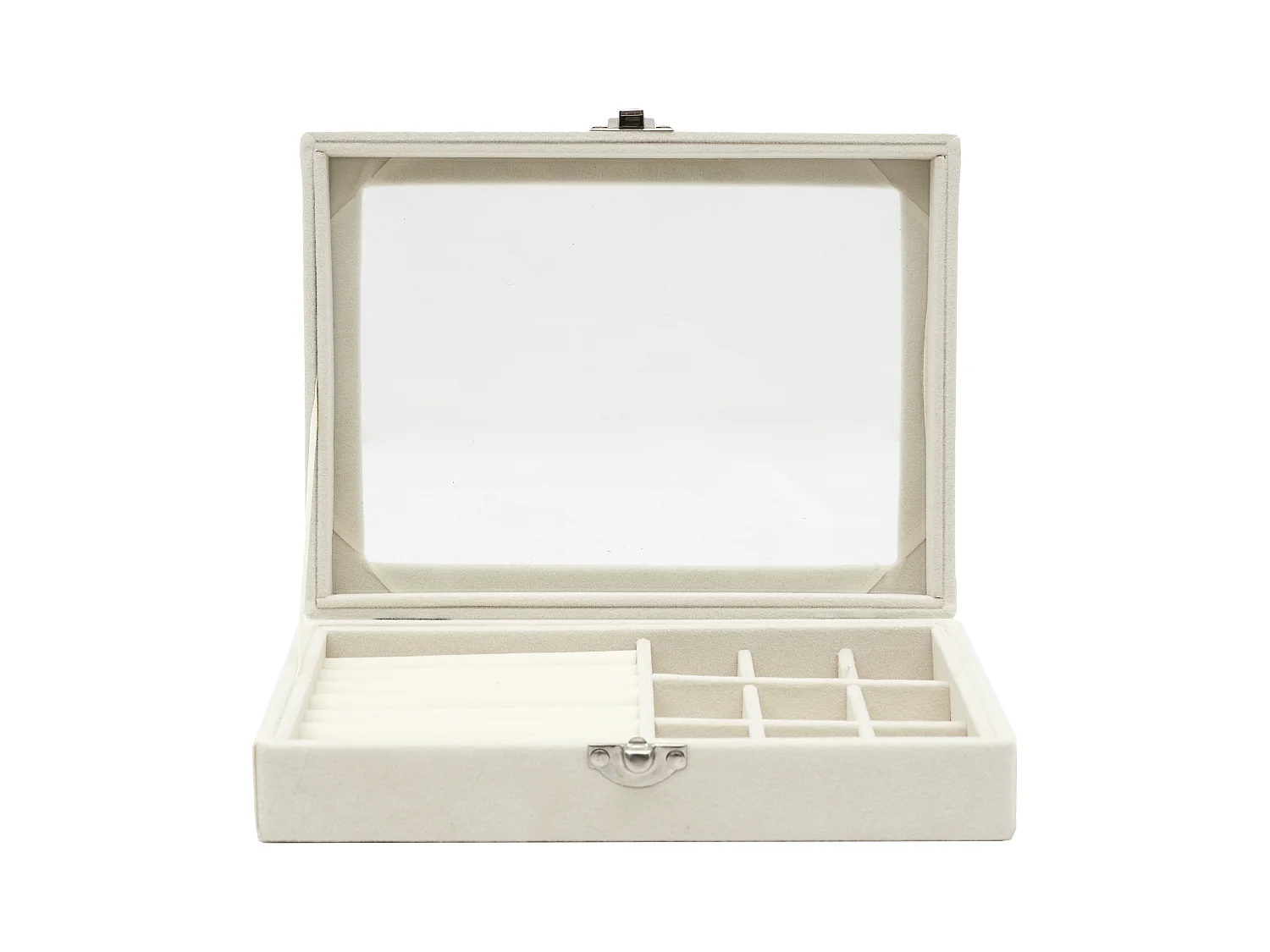 Boite A Bijoux Feutrine2 Blanc