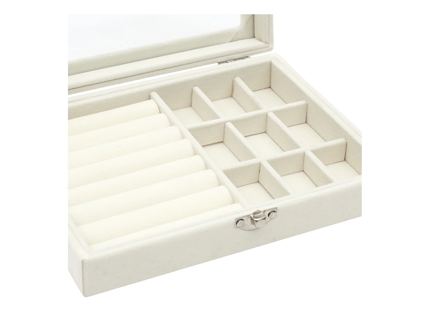 Boite A Bijoux Feutrine2 Blanc