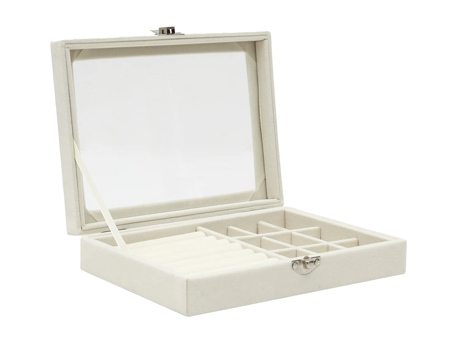 Boite A Bijoux Feutrine2 Blanc