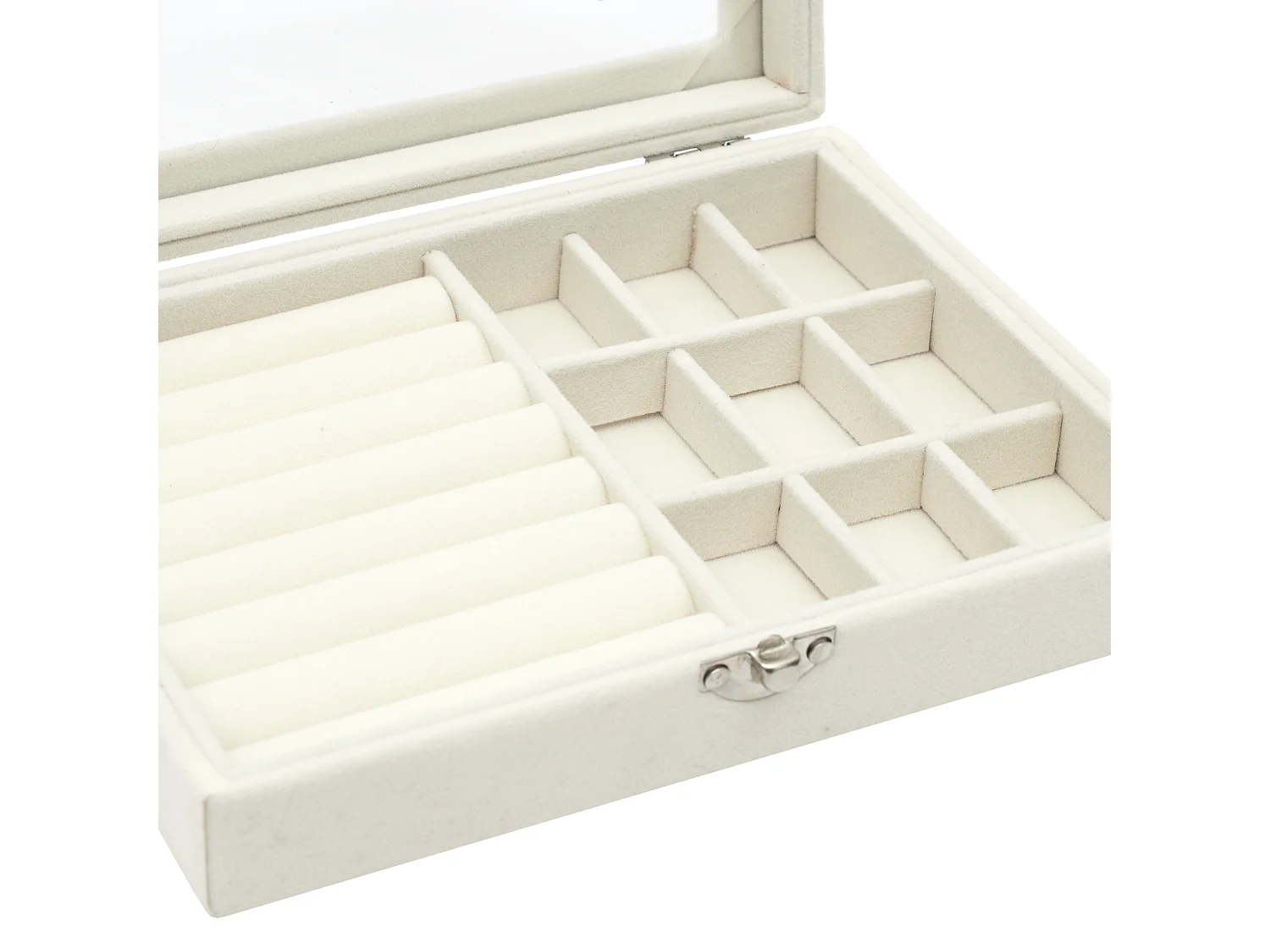 Boite A Bijoux Feutrine2 Blanc