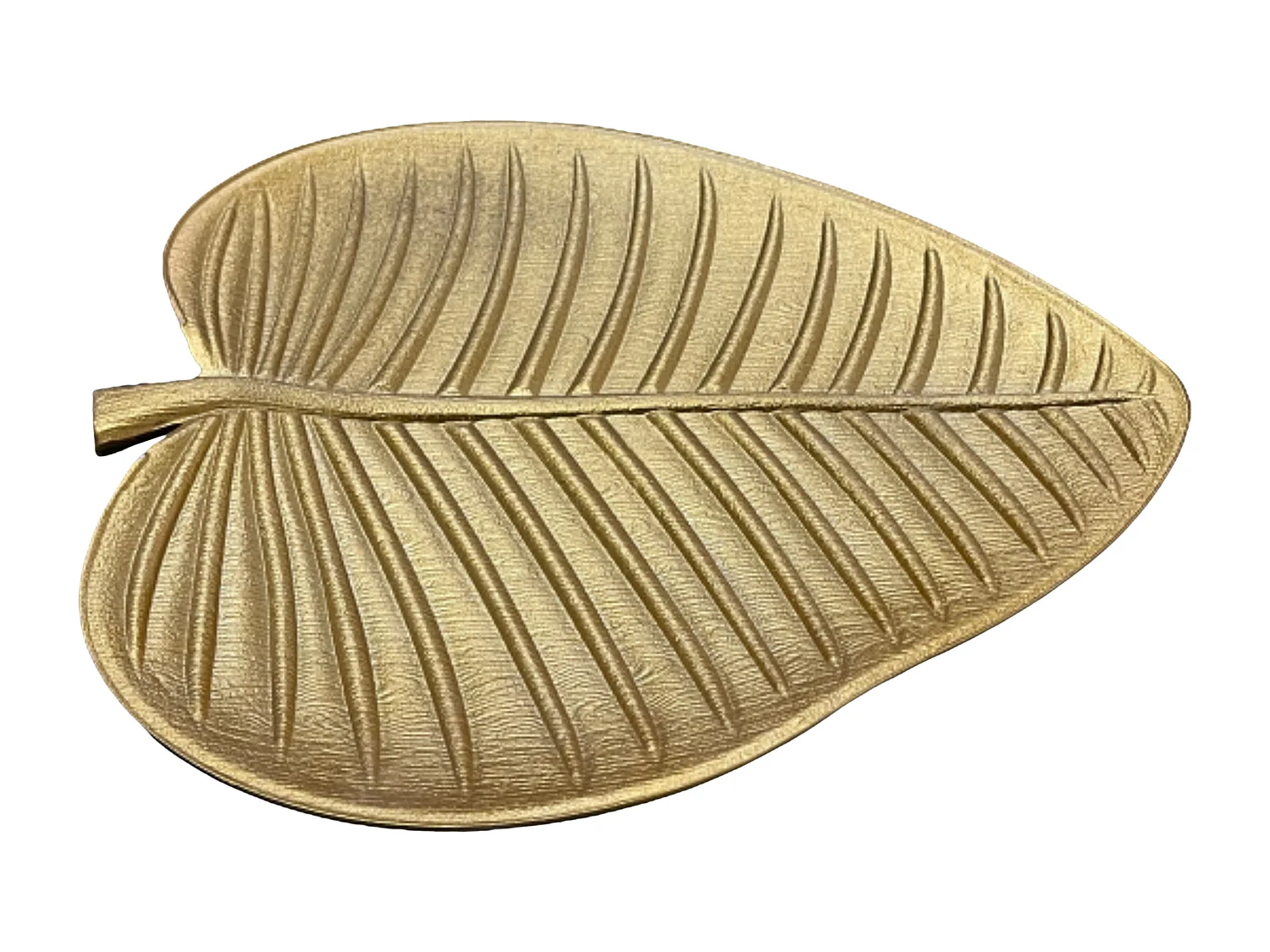 Vide Poche Feuille Dore Or