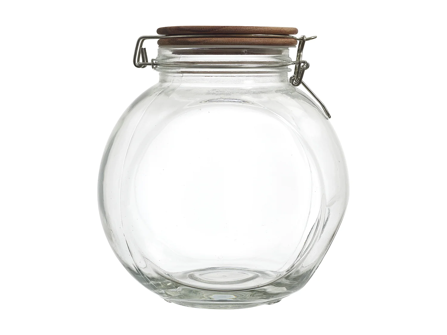 Bocal De Conservation 2 Positions Acacia Transparent