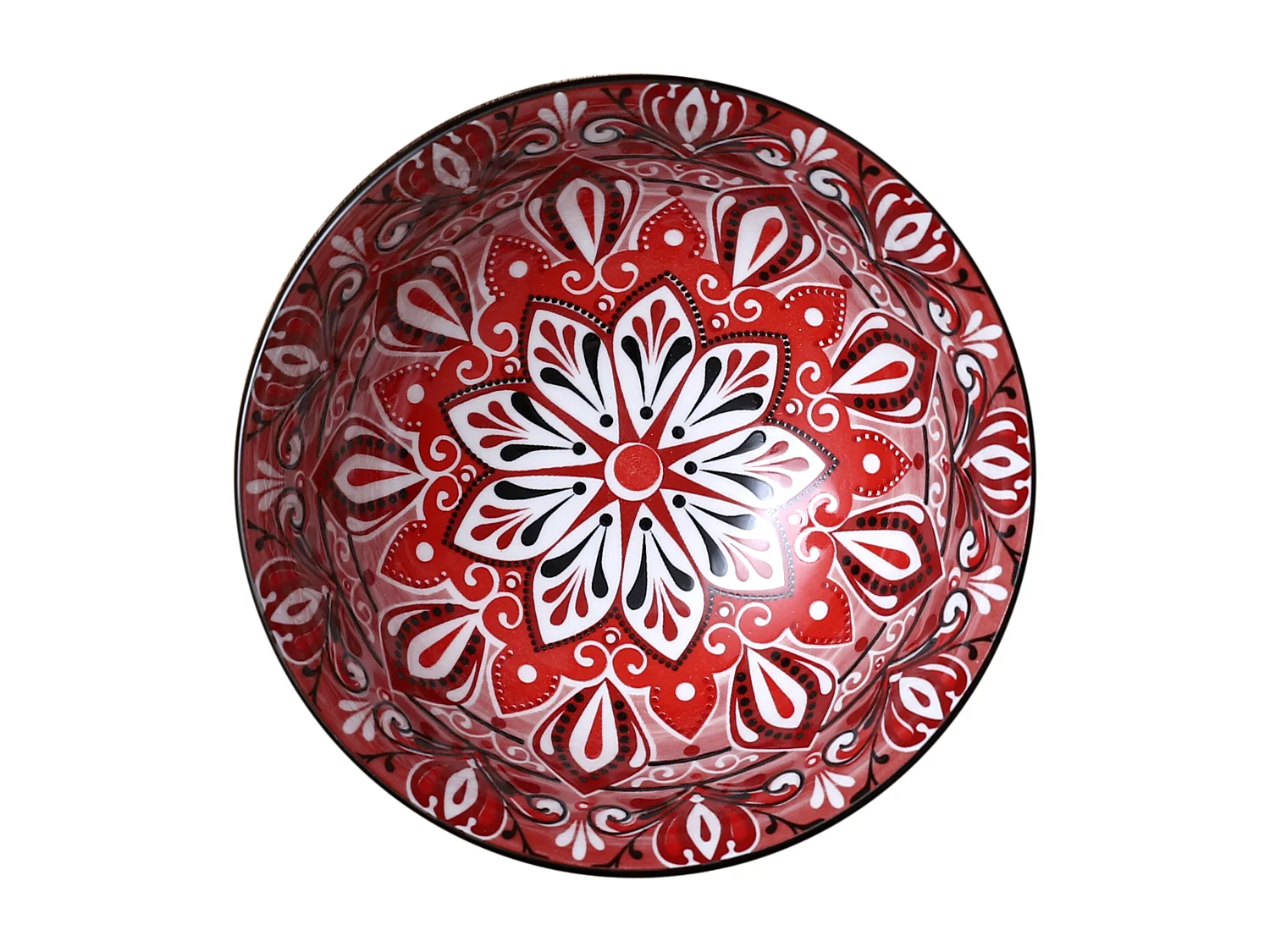 Saladier Jaipur Rouge D21cm A1/m8 Rouge