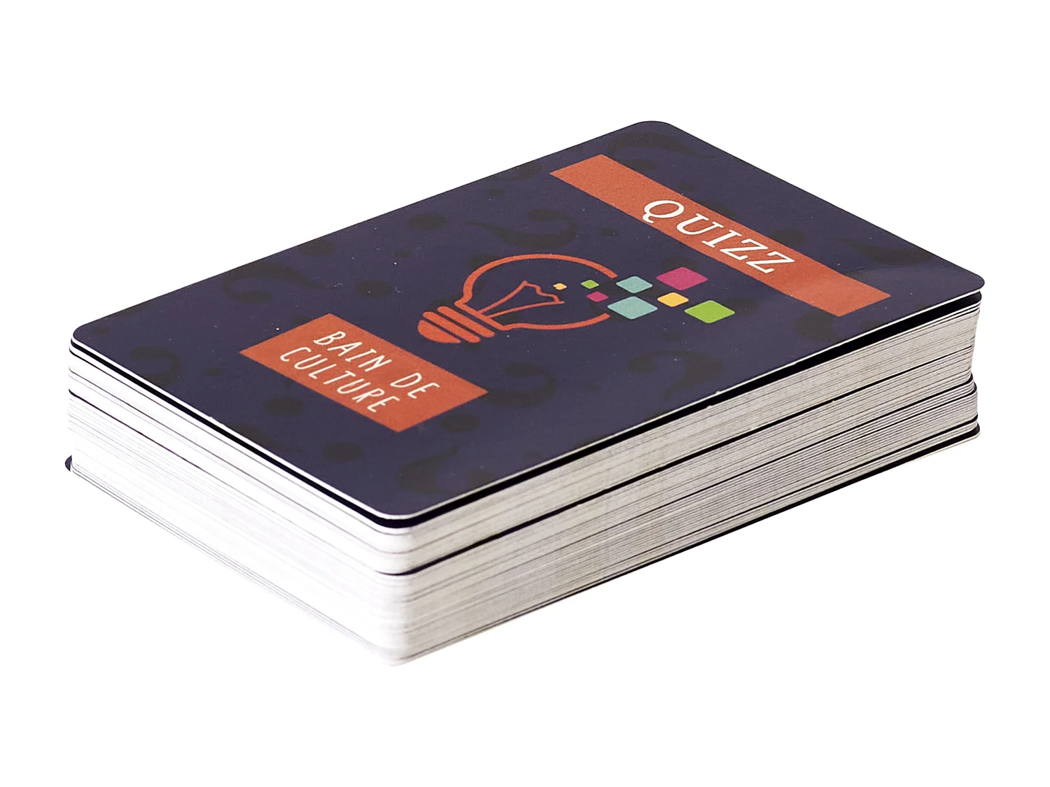 Bougie Parfumee Et Carte Quizz Culture Multicolore