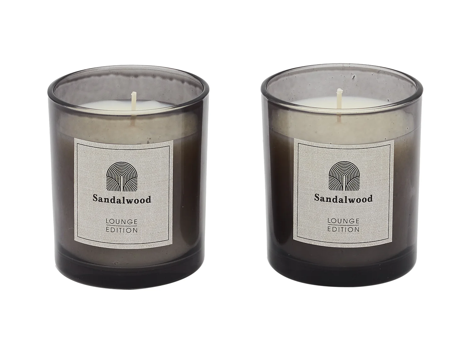 Bougie Parfumee X2 Coffret Lounge Noir, Or