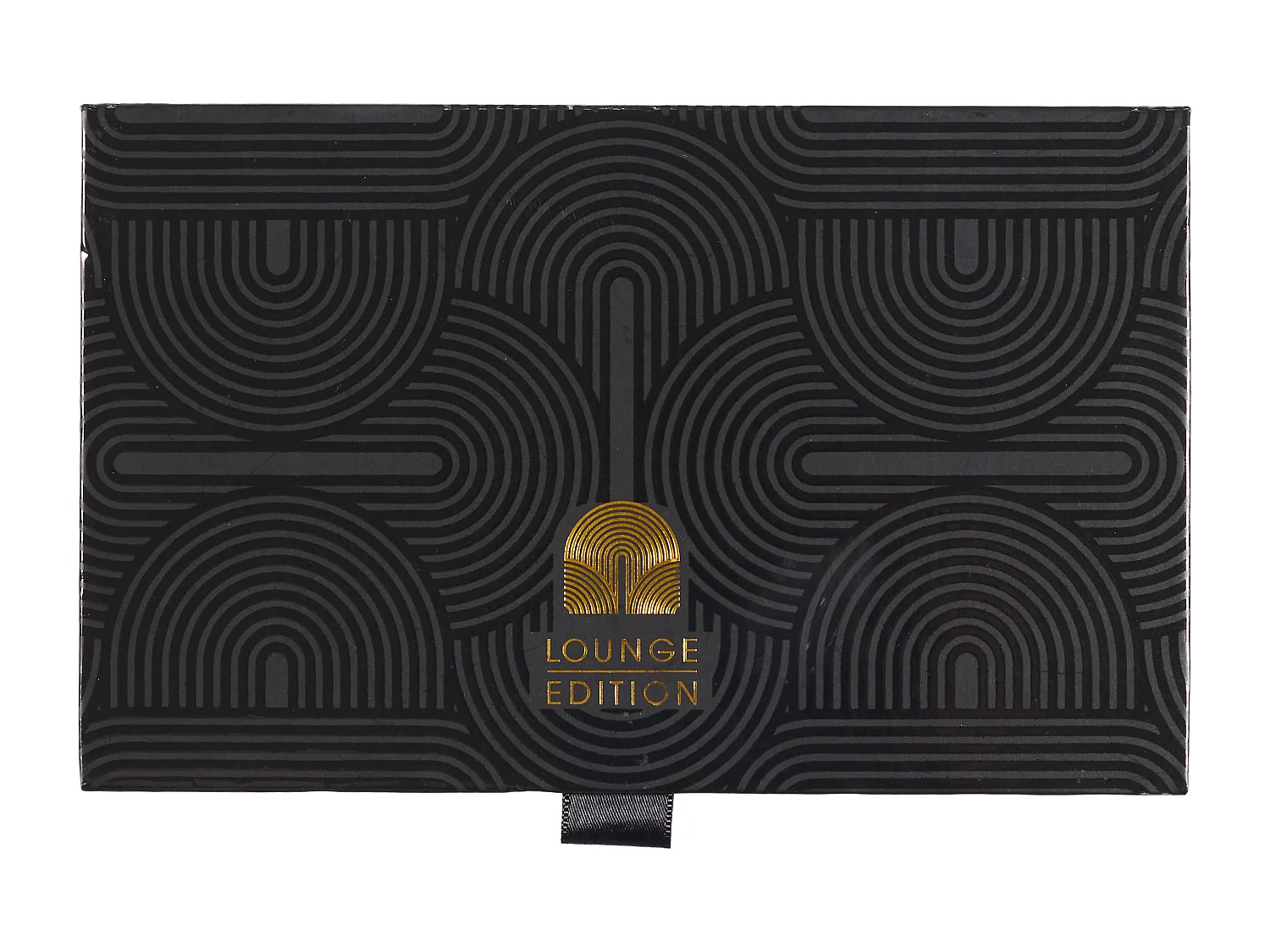 Bougie Parfumee X2 Coffret Lounge Noir, Or