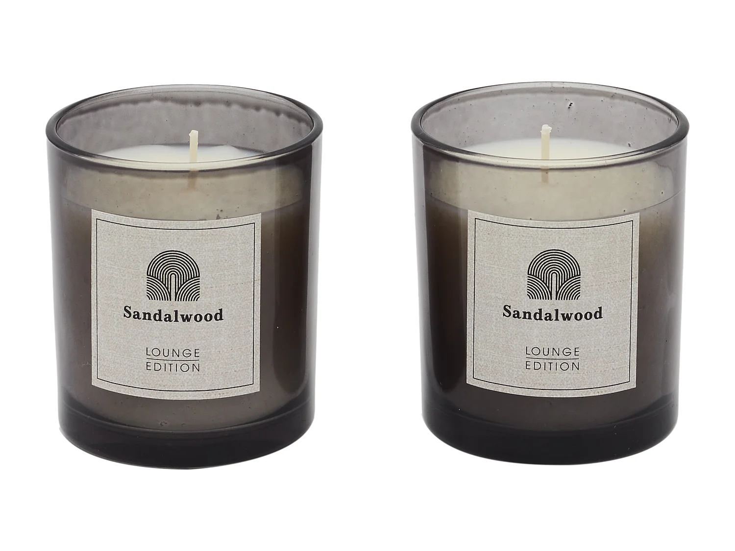 Bougie Parfumee X2 Coffret Lounge Noir, Or