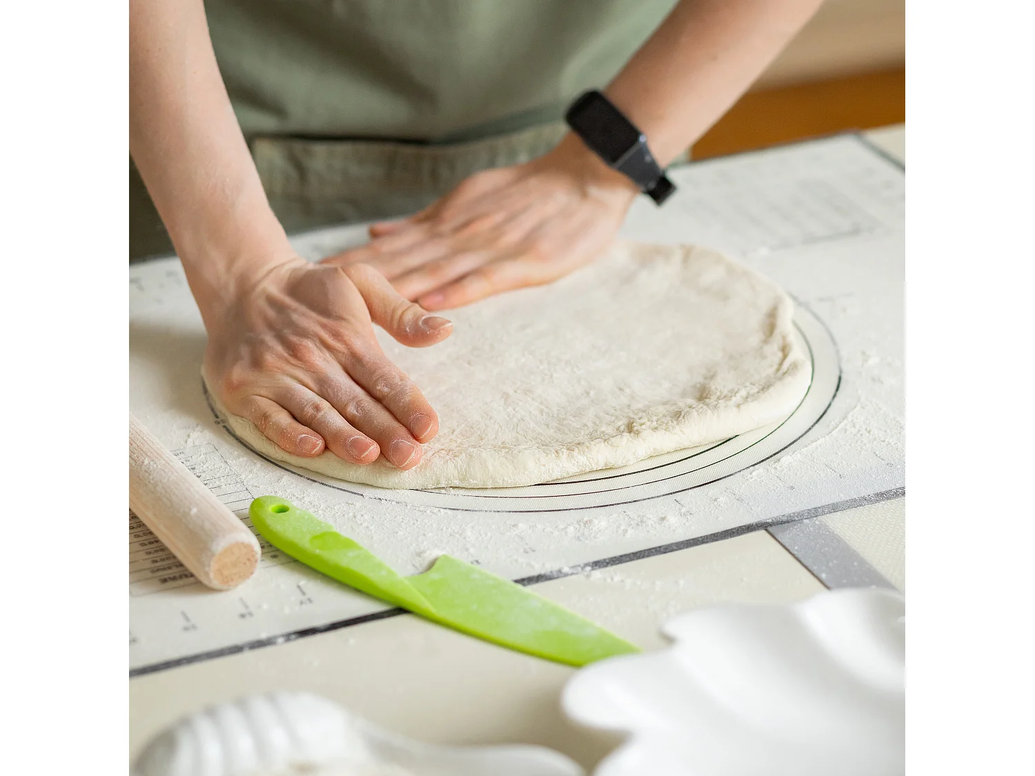 Tapis Patisserie Anti Adhesif Gradue 60x40cm8 Gris