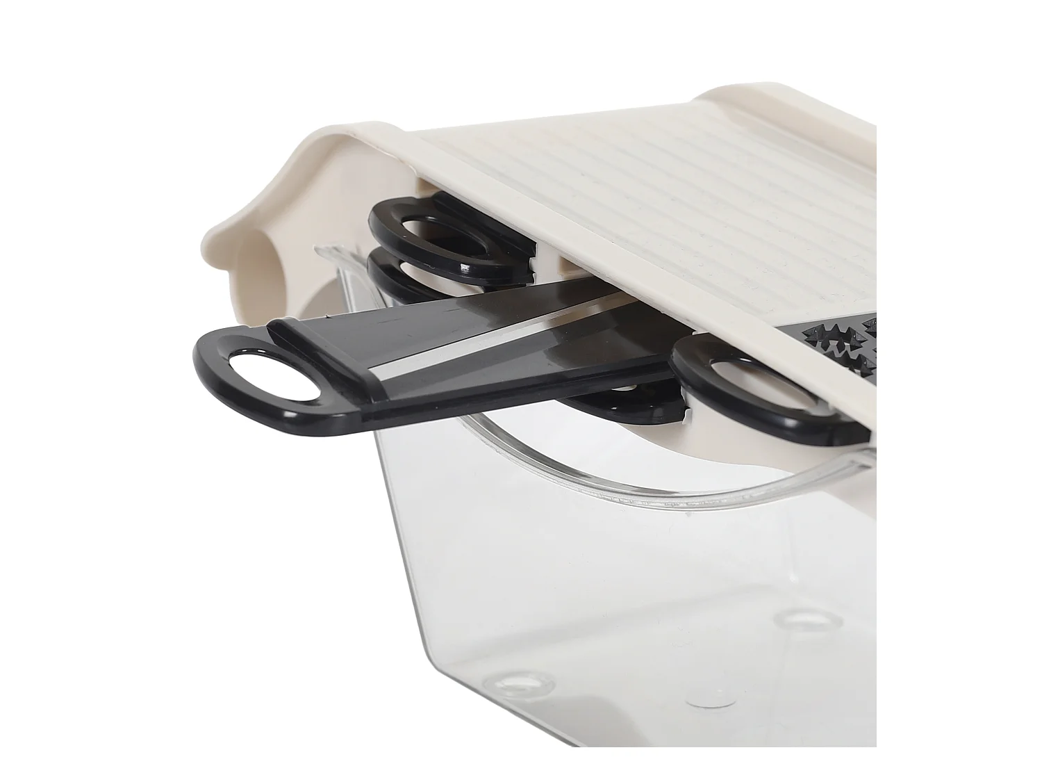 Mandoline Avec Reservoir 5 Accessoires Beige