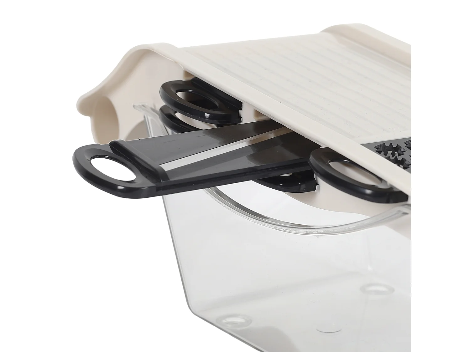 Mandoline Avec Reservoir 5 Accessoires Beige