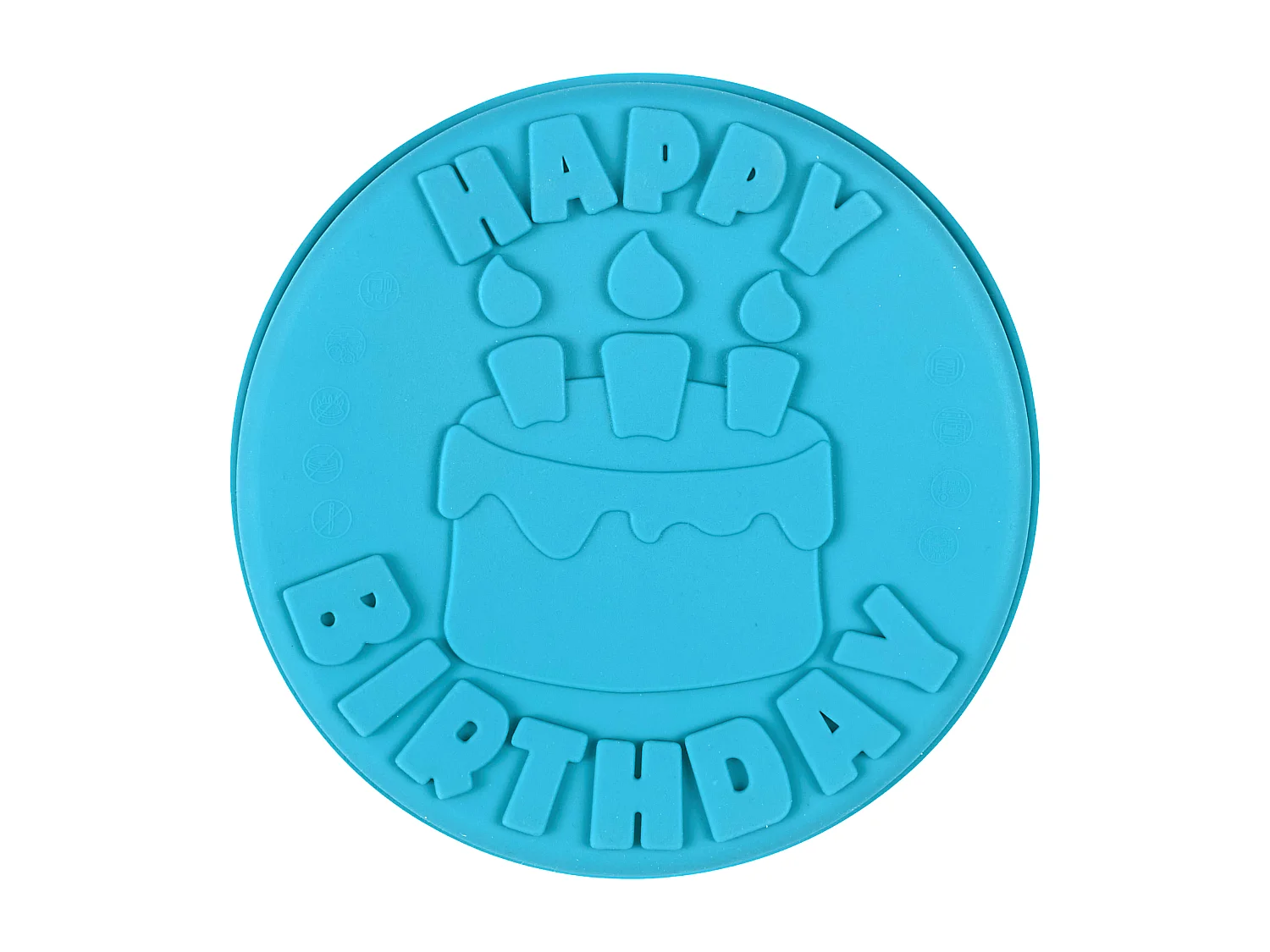 Moule Silcone Anniversaire D26cm Violet