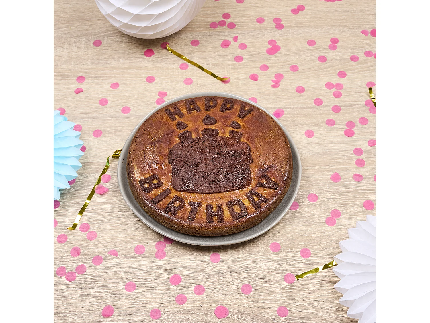 Moule Silcone Anniversaire D26cm Violet