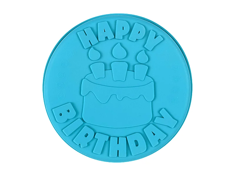 Moule Silcone Anniversaire D26cm Violet