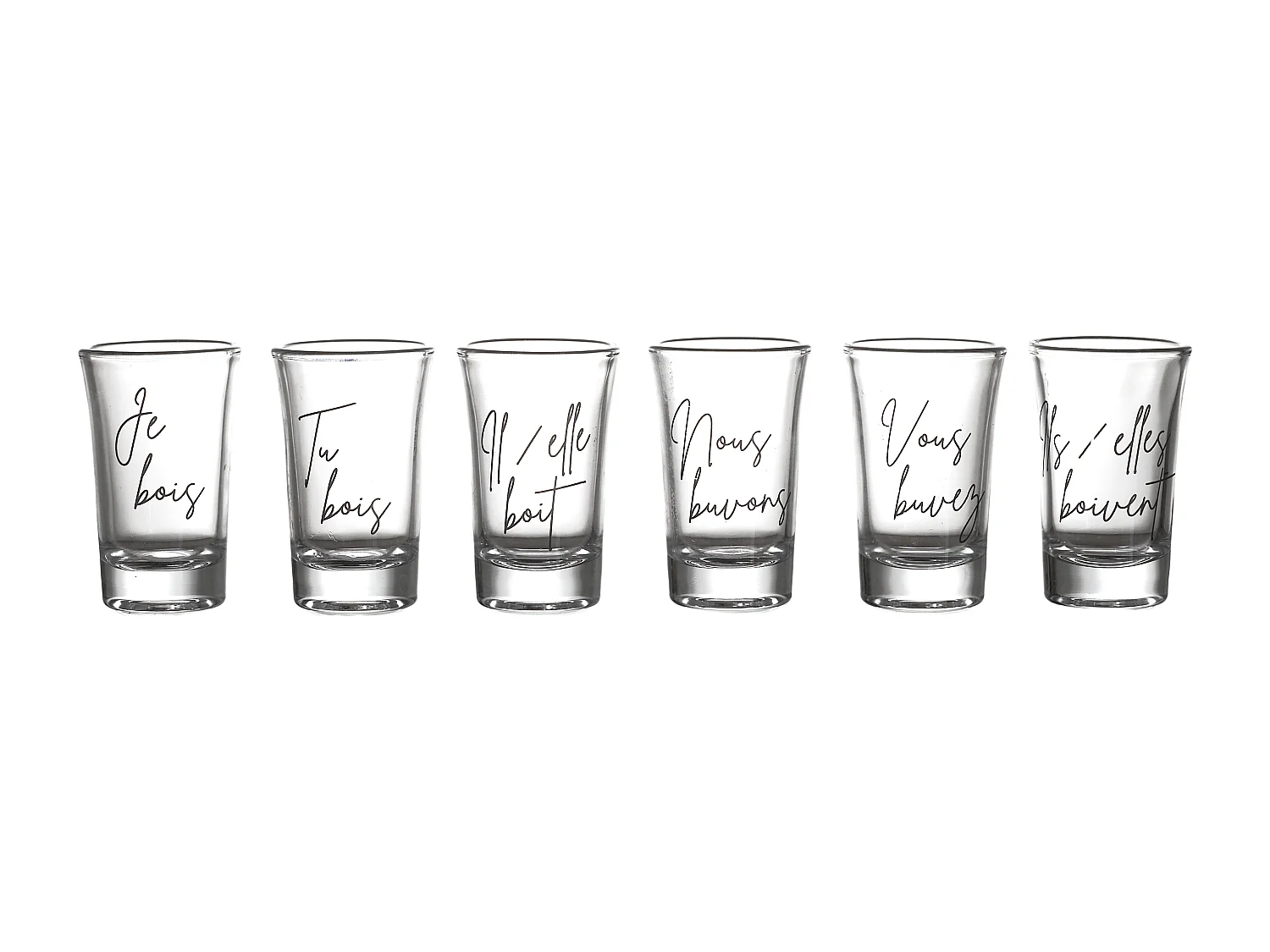 Verre A Shot X6 Transparent