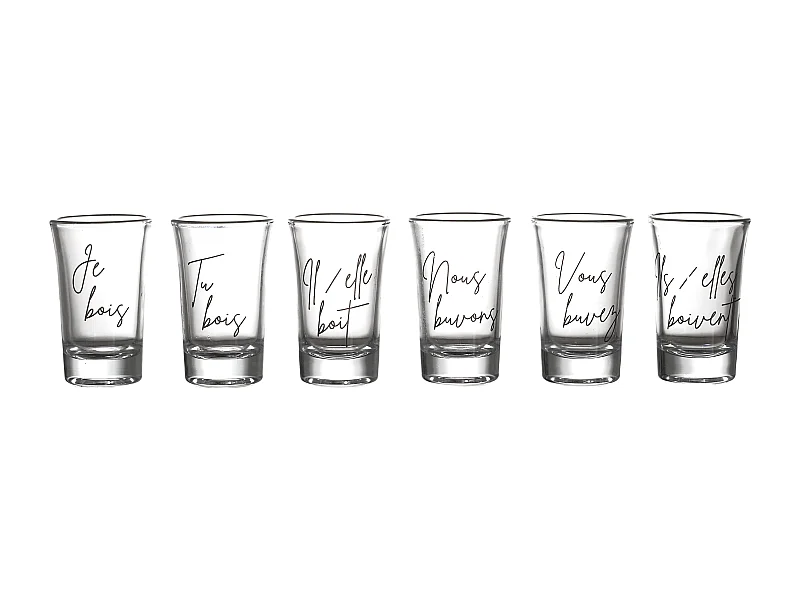 Verre A Shot X6 Transparent