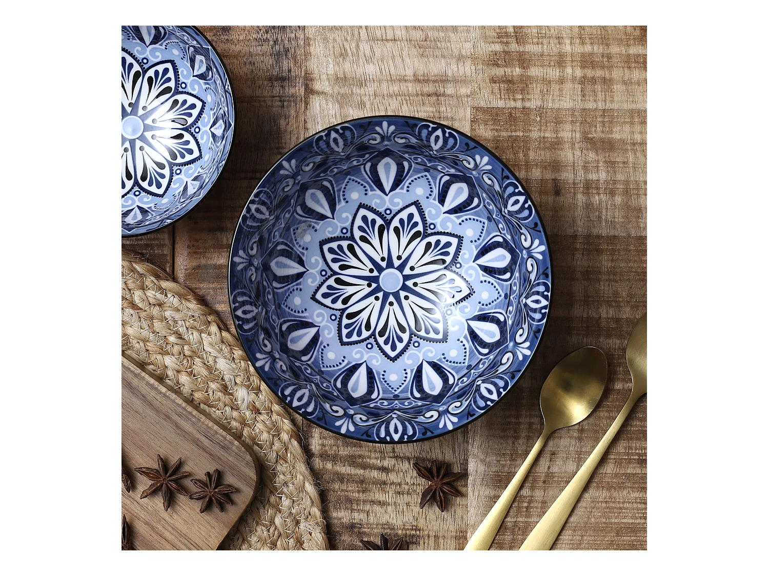 Bol Jaipur Bleu D15cm M18 Bleu