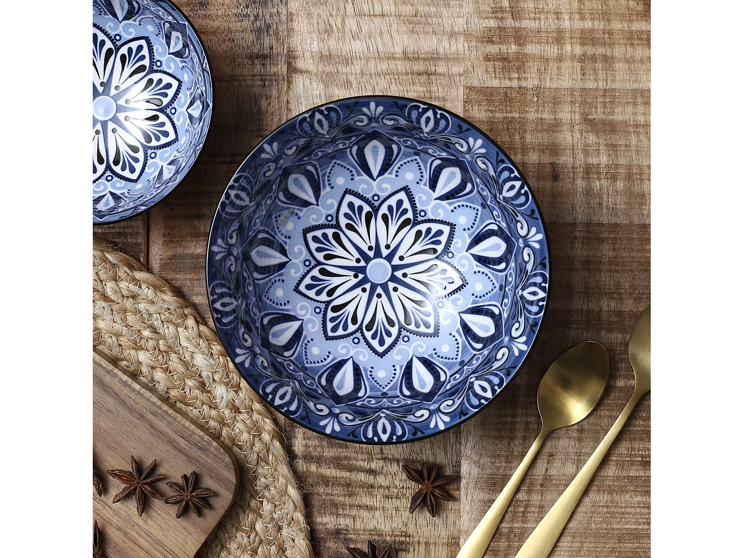 Bol Jaipur Bleu D15cm M18 Bleu