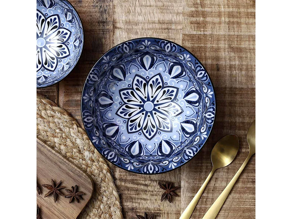 Bol Jaipur Bleu D15cm M18 Bleu