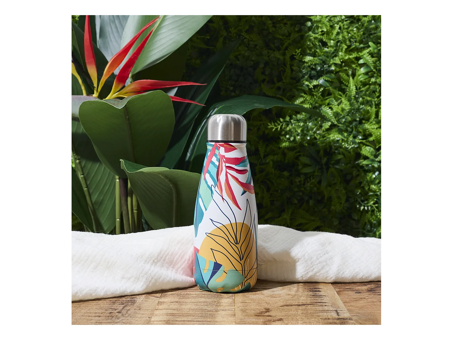 Bouteille De Transport Iso Exotique 26cl Rouge, Multicolore