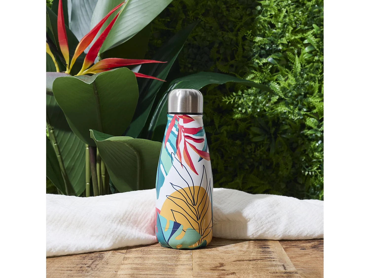 Bouteille De Transport Iso Exotique 26cl Rouge, Multicolore